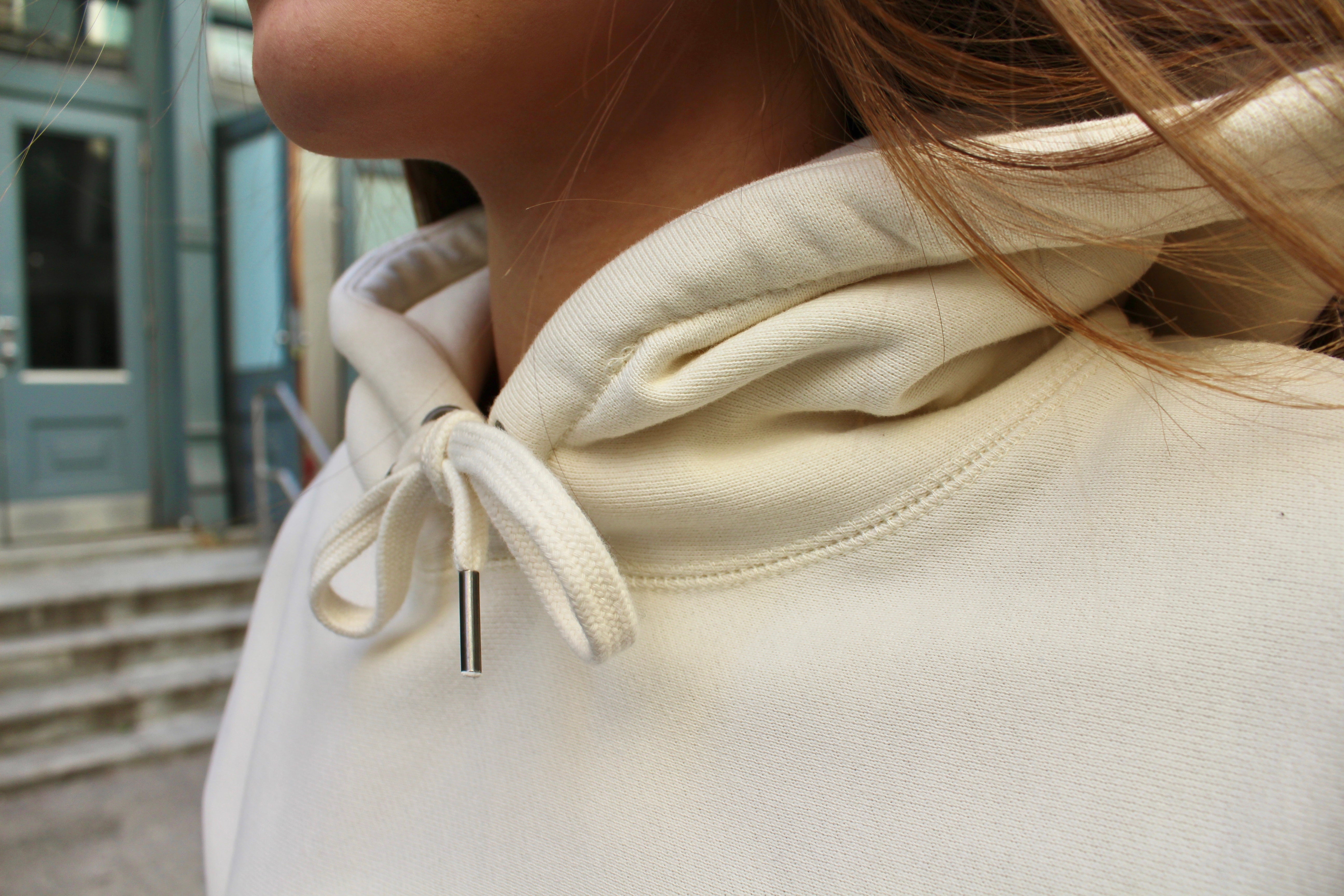 Premium Collegiate Hoodie - Creme