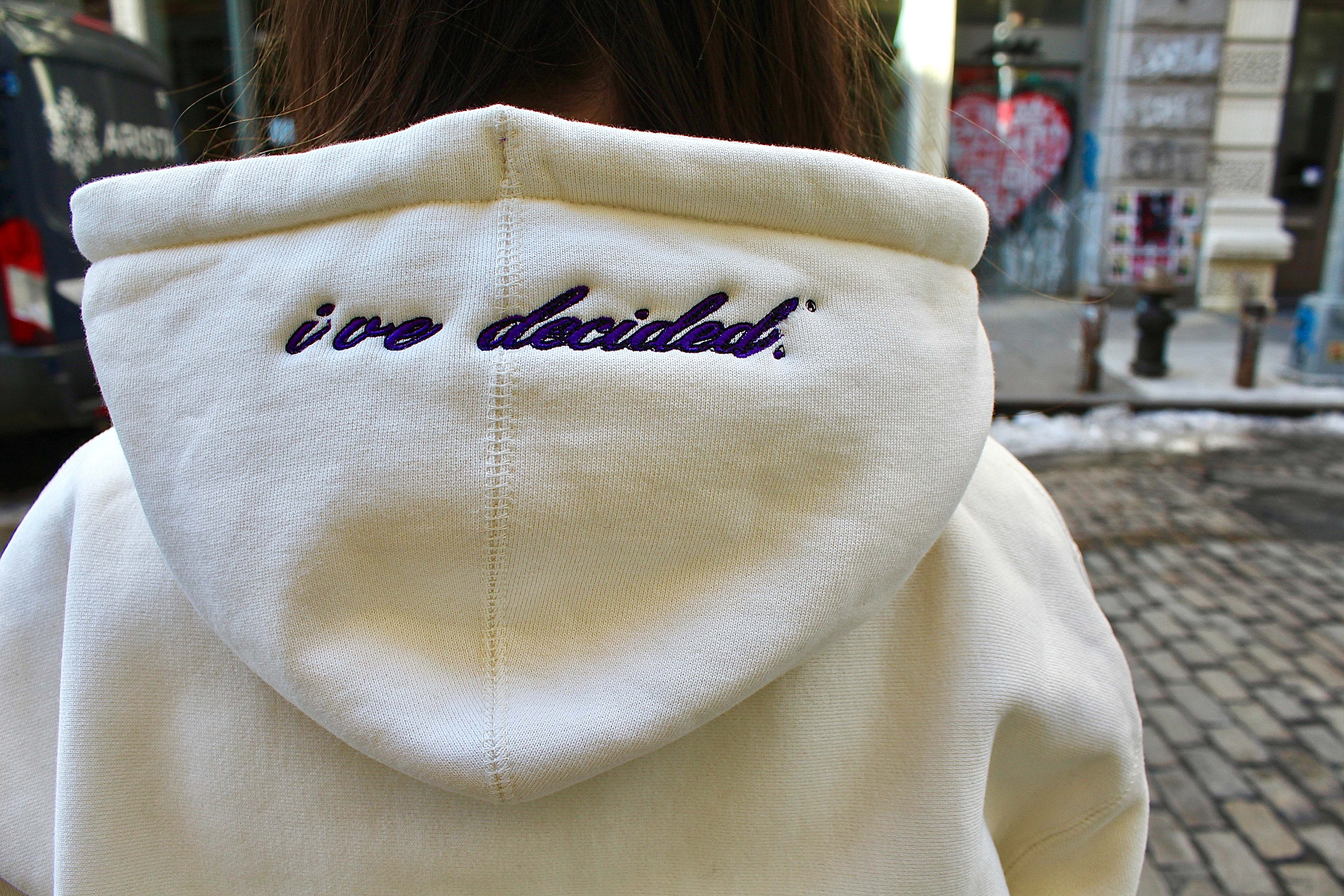 Premium Collegiate Hoodie - Creme